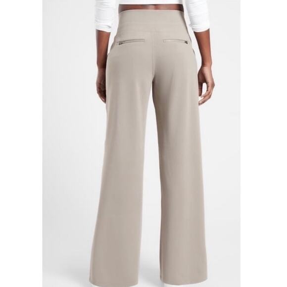 Athleta Venice Wide Leg Bluff Grey Pants 1X - Picture 8 of 10